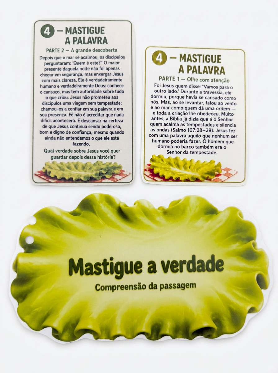 Passo 4: Mastigue a verdade — Alface